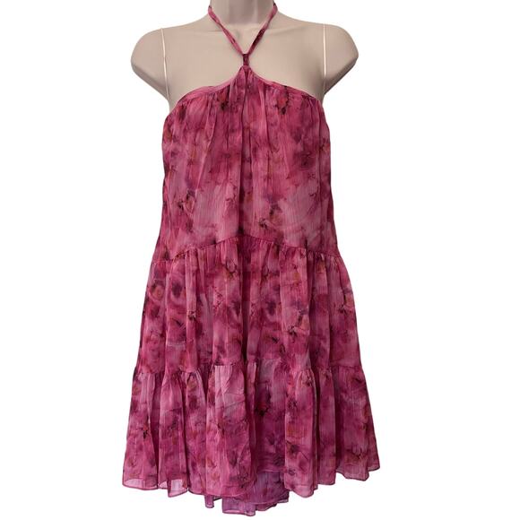 Misa Los Angeles Sastra Dress, Abstract Fire Florals, Size S, NWT - Picture 3 of 8